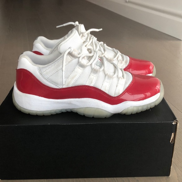 Cherry Red Air Jordan 11 low - Picture 1 of 5